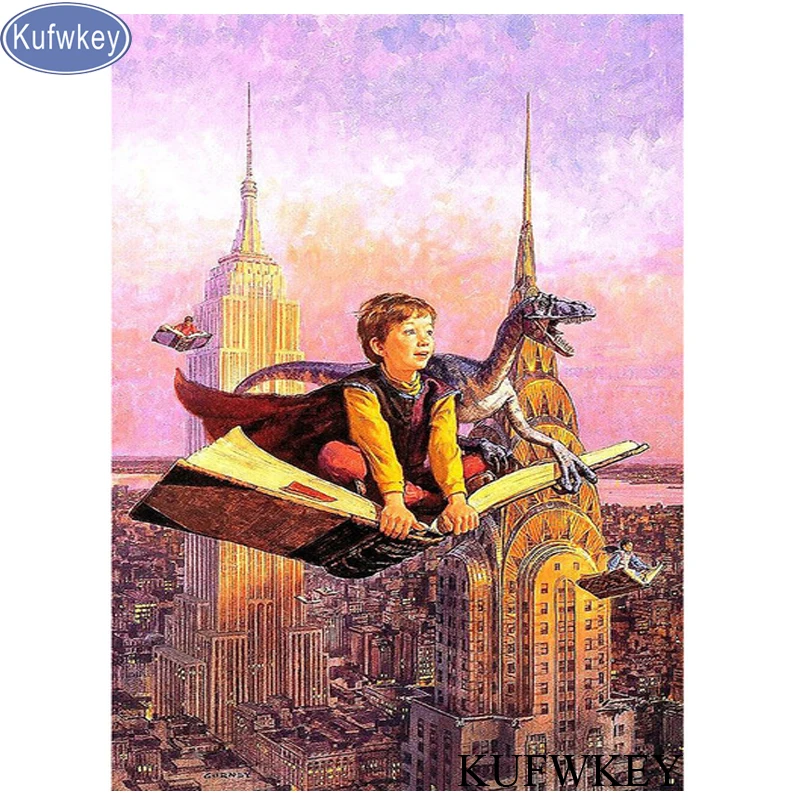 Мультфильм 5D алмазная живопись вышивка крестиком полная квадратная Алмазная