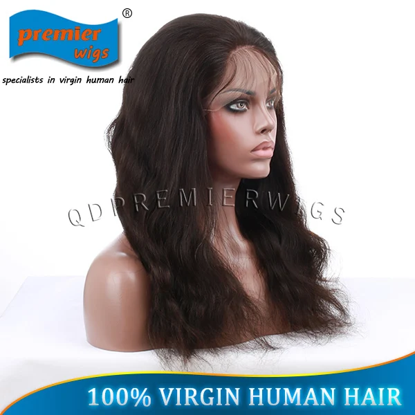 Free shipping! natural color Brazilian hair full lace wigs for black women with baby bleached knots stock items |