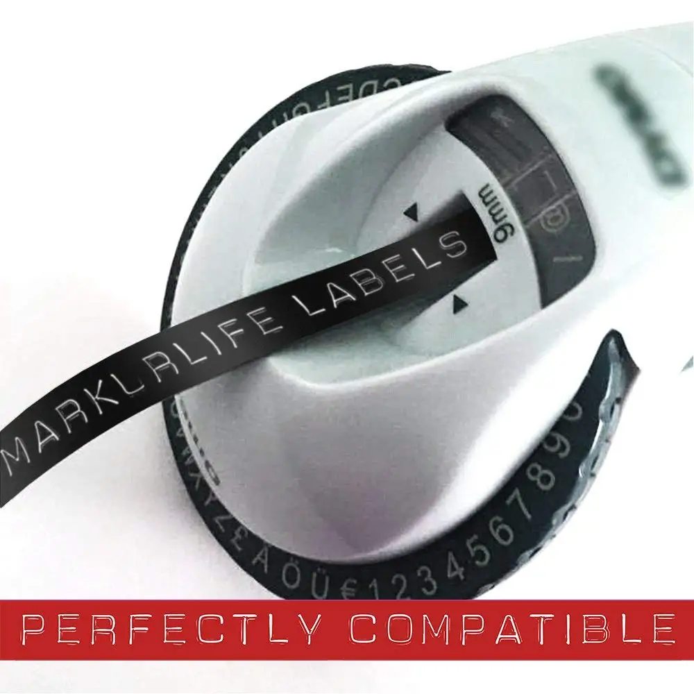 Markurlife 5 упаковок совместимы с DYMO 3D пластиковой лентой смешанных цветов смайликов