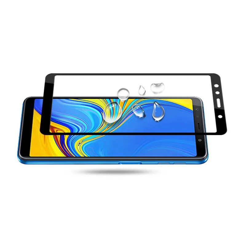 A7 2018 Защитное стекло для Samsung Galaxy A750 A50 A40 полное покрытие Защита экрана закаленное
