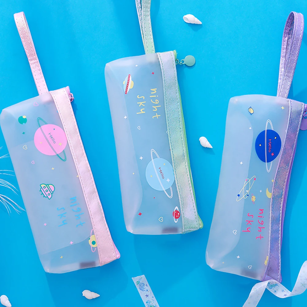 tationery Canvas Pencil Case school Bag Simple pencilcase Office Supplies Pen bag Students Pencils Writing | Канцтовары для офиса