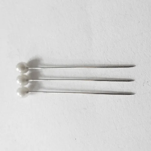 Мода 2017 100 шт. мужские мерцающие булавки с жемчужной головкой цвета слоновой