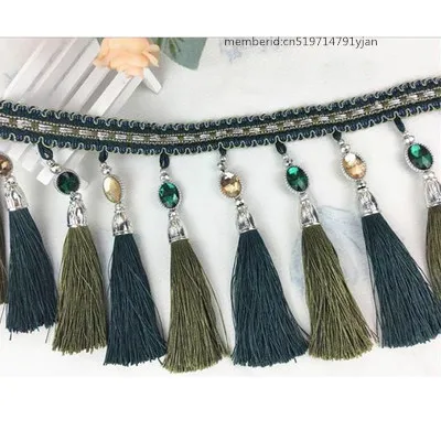 6 метров/партия шторы с кисточками длина 16 см|handmade textile|decorative sewinglace decoration |