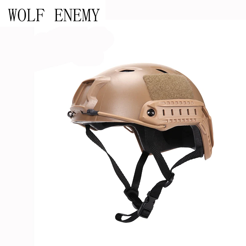 Быстрый базовый шлем типа BJ Тактический песчаный|base jump helmet|fast base helmettactical helmet |