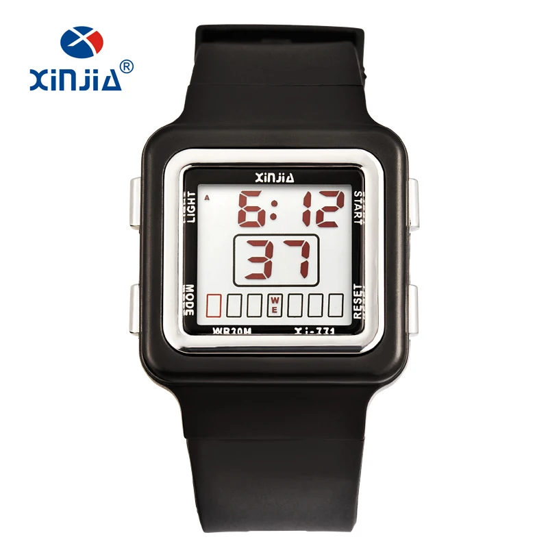 Горячие синьцзя модные женские туфли Спортивные часы Водонепроницаемый 30 м дамы