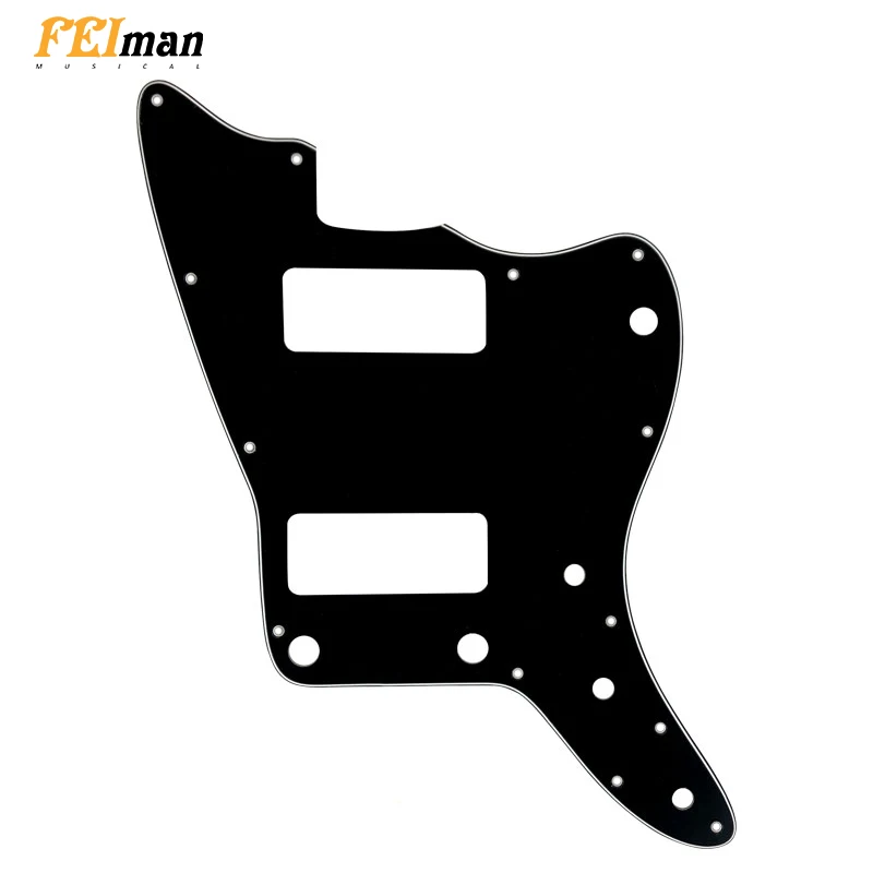 

Pleroo Guitar Accessories Pickguards Suit For Jazzmaster Guitar With P90 Pickups And Without Upper Control Button