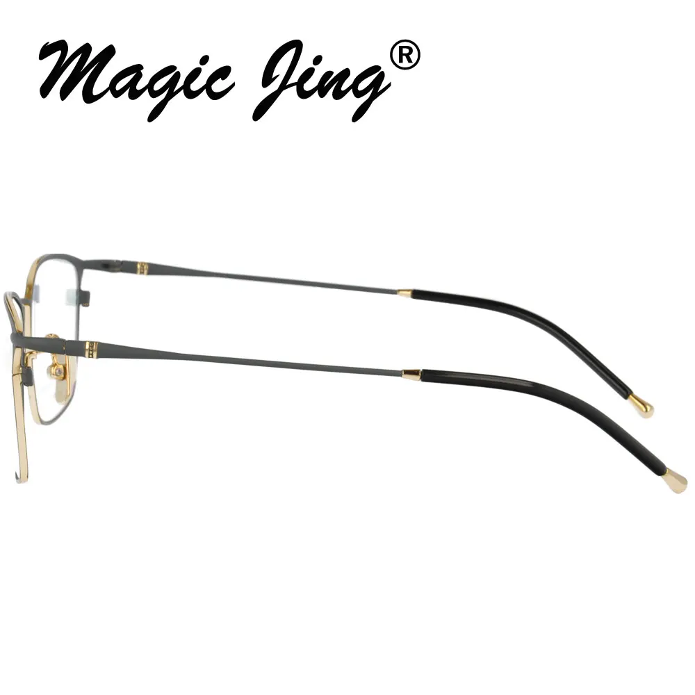 Очки Magic Jing из нержавеющей стали для мужчин оптические оправы близорукости 6103 |