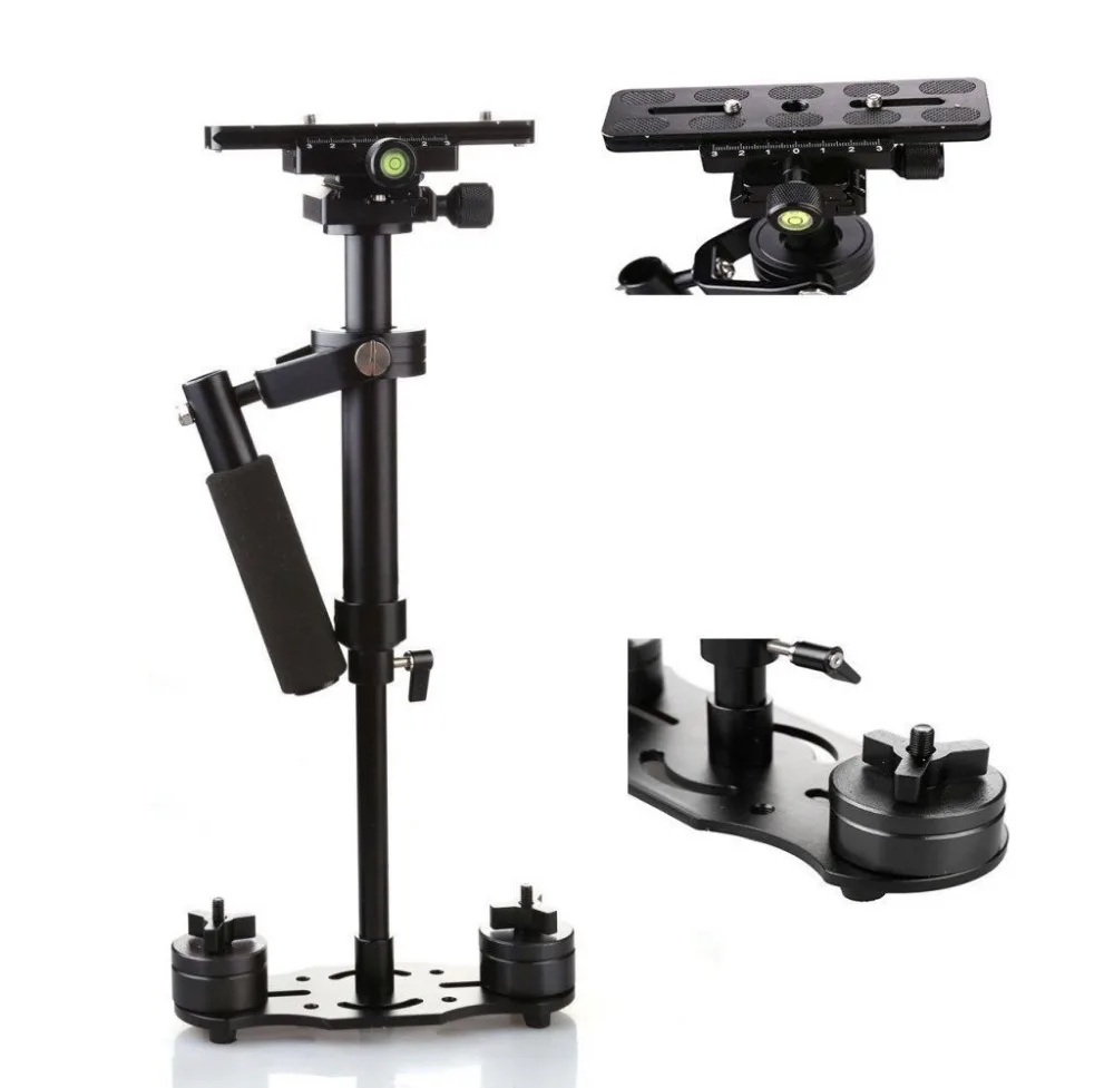 S40 Ручной Стабилизатор Steadycam 40 см Steadicam для Canon 5d3 60d 750d Nikon d90 d850 GoProDSLR видео DSLR штатив