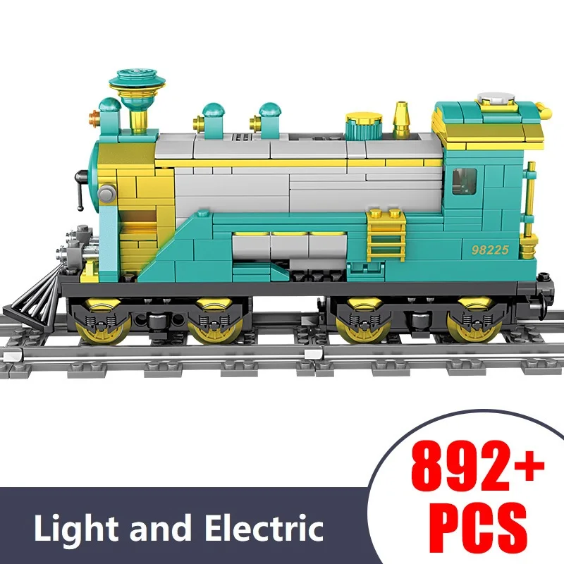 

Technic Electric motor Light train track Car model Bricks Building Blocks toys for Childrens gift 892Pcs
