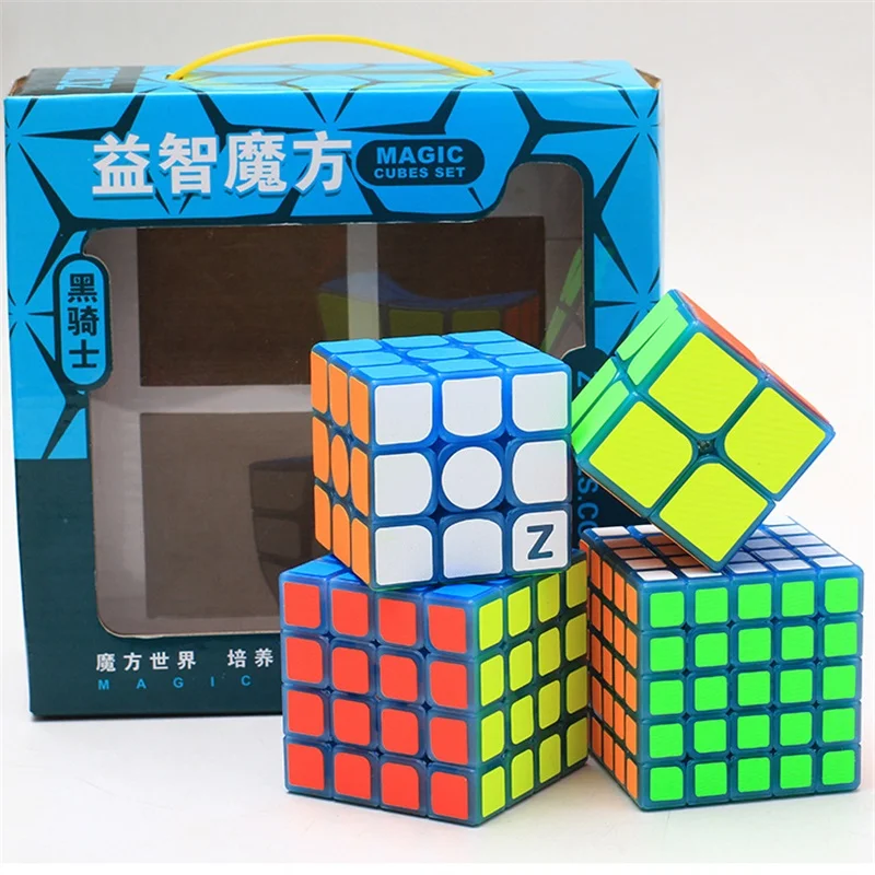 Z cube полный набор магический куб наклейка Скорость 3x3x3 4x4x4 волшебный магический волшебный куб Развивающие игрушки-головоломки для детей и взрослых