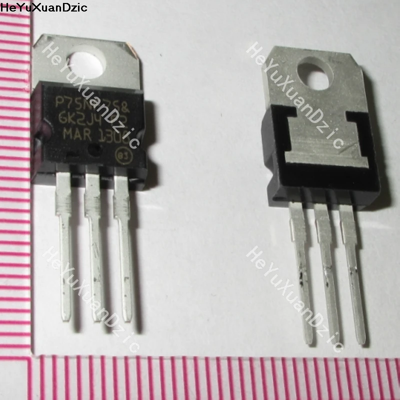 10 шт./лот STP75NF75 & P75NF75 75NF75 MOSFET MOS FET 75A 80V TO 220 новый оригинальный продукт|Реле| |