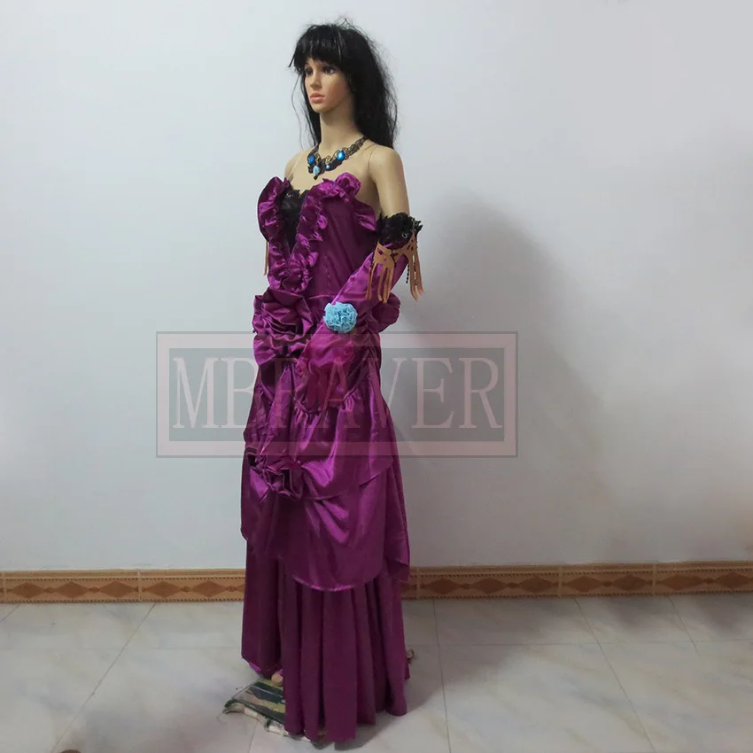 Пурпурное платье-освободитель для косплея костюм | Тематическая одежда и