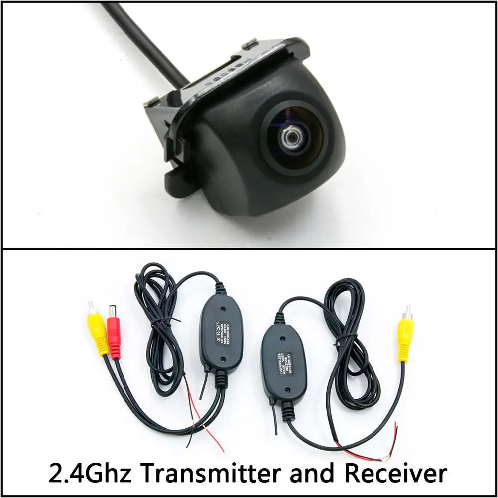 Camera With Wireless 175 градусов HD камера заднего вида для Toyota Camry Sedan 2007 2008 2009 2010 2011 2012 парковочный монитор - Название цвета: Camera With Wireless