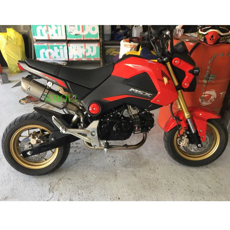 MSX 125 мотоцикл выхлопной глушитель трубы Полный Системы с подвижным дБ убийца