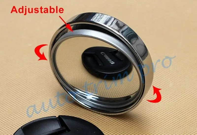 Пара автомобильных круглых регулируемых зеркал заднего вида универсальные