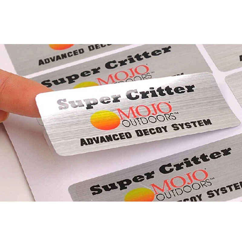 

Custom waterproof transparent cosmetic packaging sticker, self adhesive vinyl clear sticker printed