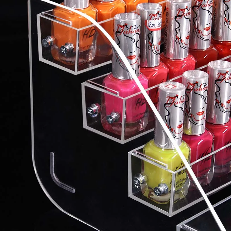 Новая модная акция Косметика для макияжа 7 ярусов прозрачный акриловый