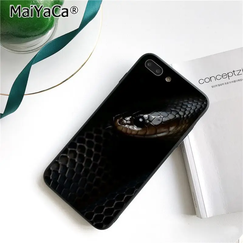 MaiYaCa ручная змея Цветок Змея Живопись чехол для телефона для iphone 11 Pro 11Pro Max 6S 6plus 7 7plus 8 8Plus X Xs MAX 5 5S XR