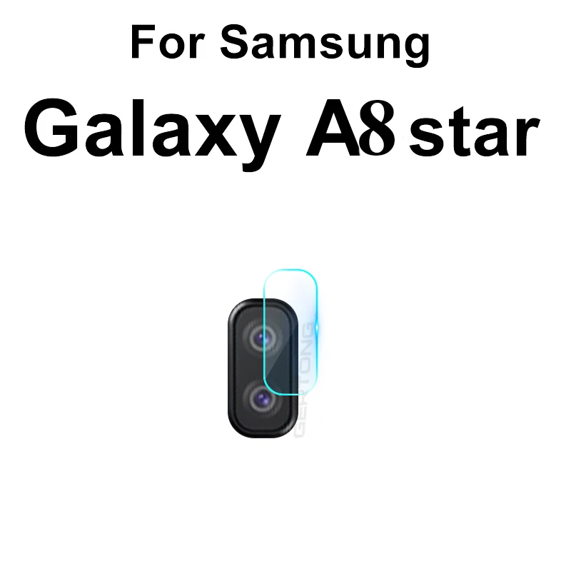 For A8 Star 2 шт. защитная пленка из закаленного стекла для камеры samsung Galaxy A9 A8 A6 Plus A7 A9S A8S A6S A8 A9 Star Lite - Цвет: For A8 Star