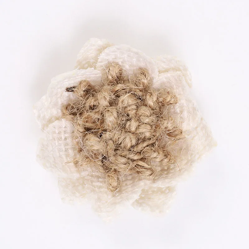 Свадебный букет из мешковины ручной работы 1 шт.|Украшения своими руками для