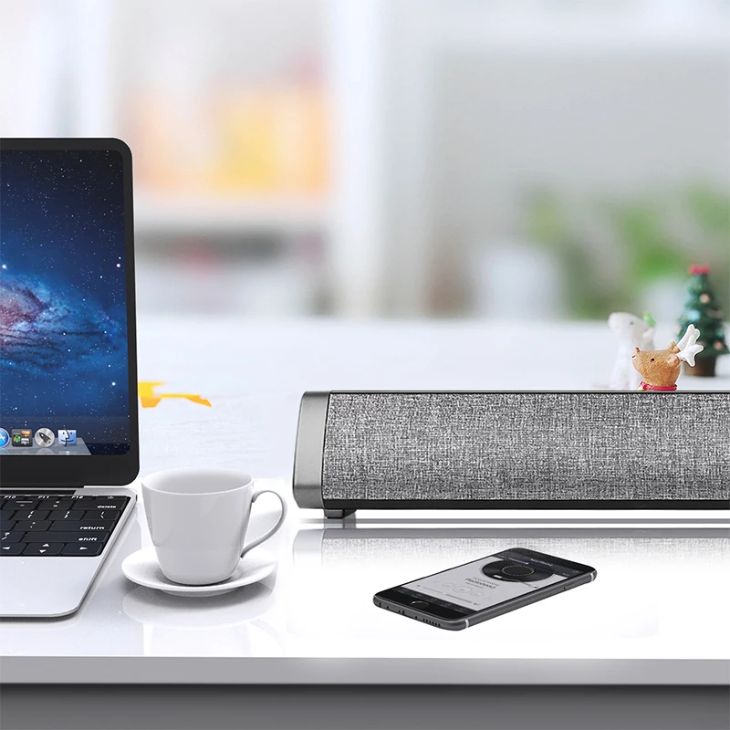 Портативный беспроводной Bluetooth динамик стерео большая мощность 10 Вт система TF FM радио музыка сабвуфер Колонка s для компьютера