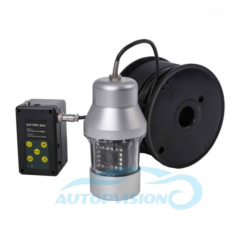 Продажа F08S 50 м подводная камера система поиска рыбы Водонепроницаемая 1000TVL цветная видеокамера 360 градусов подводная вращающаяся рыболовная камера