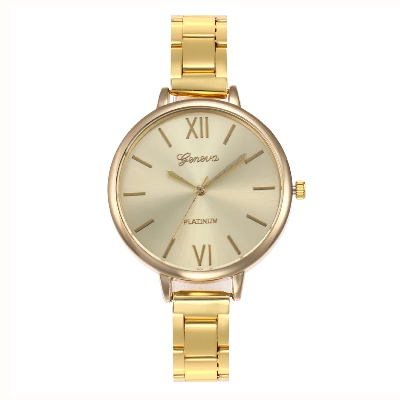 Лидер продаж модные тонкие Нержавеющая сталь Для женщин Watch Top Элитный бренд