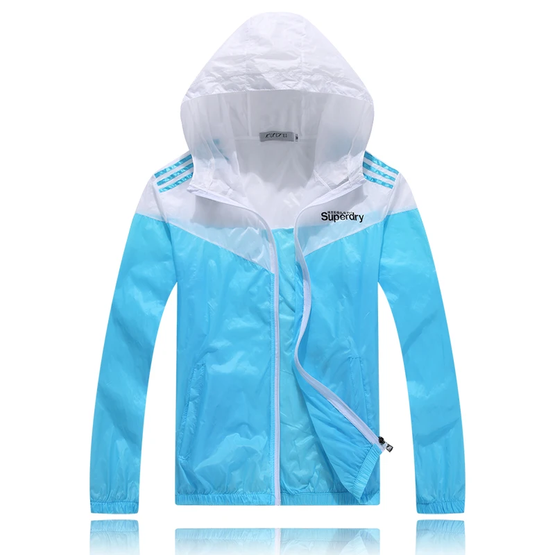 Colorful Sweethearts Outdoors Travel UV Coat Spring and Summer Thin Sun Protective Clothing Unisex Women Men 5 Colors