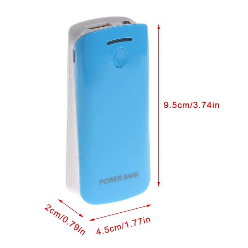 Чехол сделай сам для портативного зарядного устройства 5 В 2x18650 зарядное