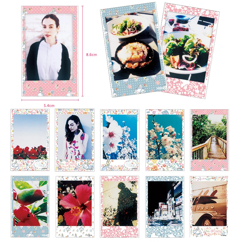 20 Простыни Детские Fuji Плёнки Instax Mini 8 Новый alice + Кумамон Кумамото медведь для 7 9 50 S