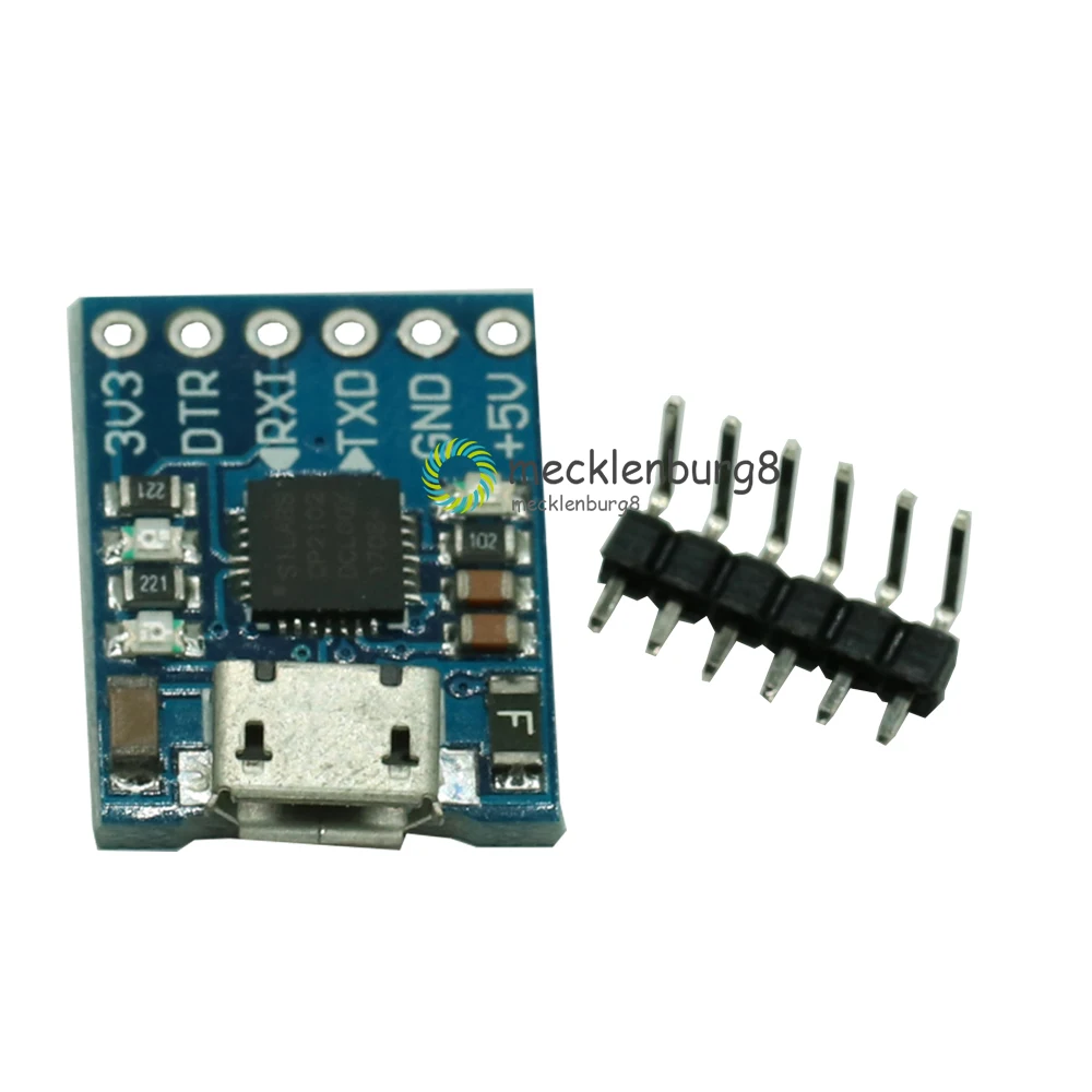 Micro USB Uart CP2102 2 0 к UART TTL модуль 6 контактный последовательный преобразователь STC