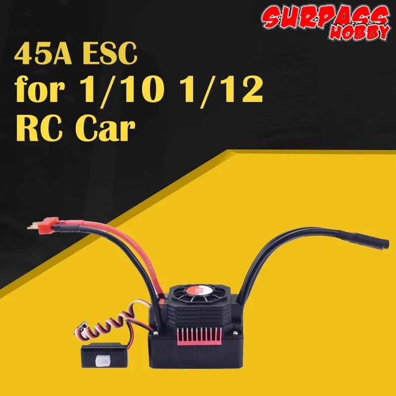 SURPASS HOBBY KK 45A ESC водонепроницаемый бесщеточный Электрический регулятор скорости