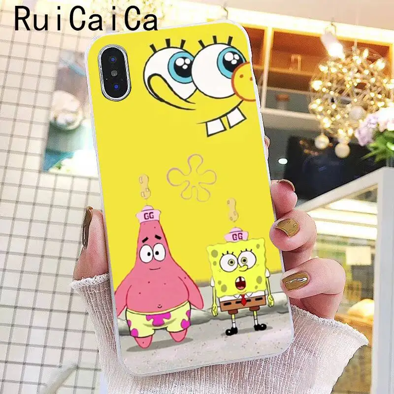 Ruicaica милый детский ТПУ чехол для телефона, чехол для iPhone 5 5Sx 6 7 7plus 8 8Plus X XS MAX XR Fundas Capa