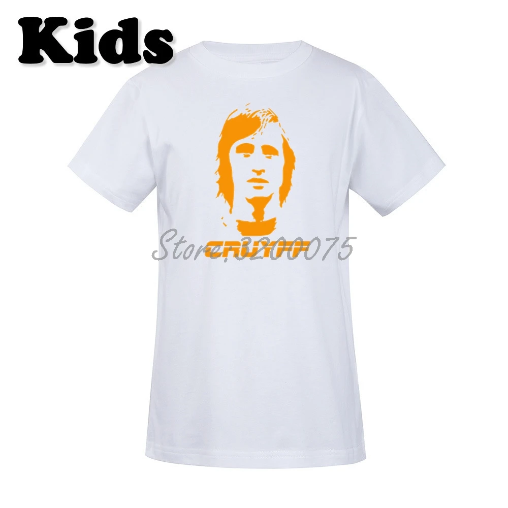 Детская футболка Нидерланды в стиле ретро JOHAN CRUYFF 14 Голландия Барселона Легенда