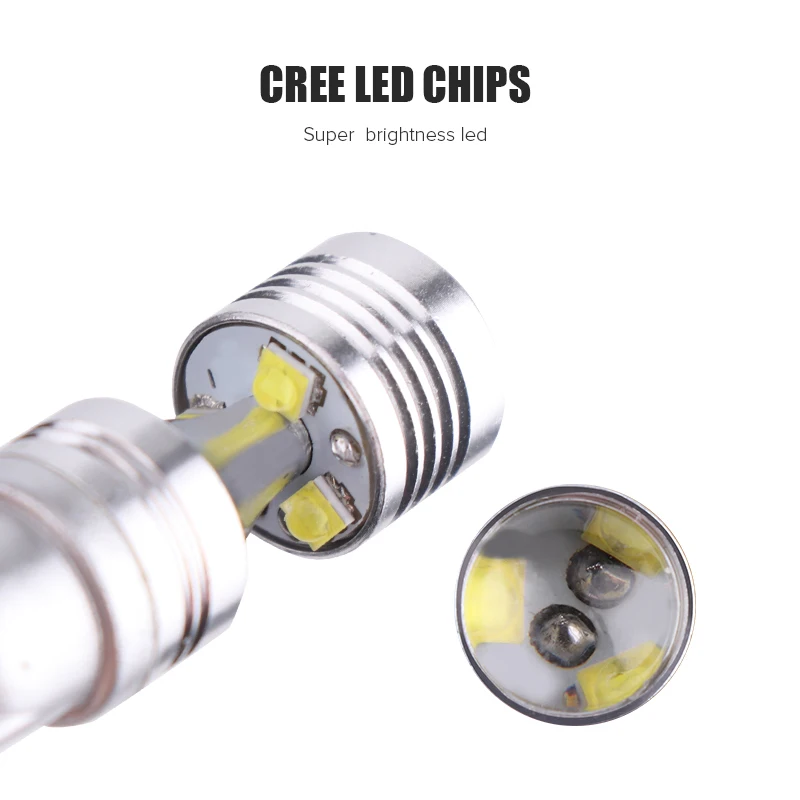 2Pcs T10 W5W LED High Bright 30W Car Clearance Light Bulbs Width signal lamps 6 CREE CSP Chips Lens Spotlight Erro Free Canbus | Автомобили