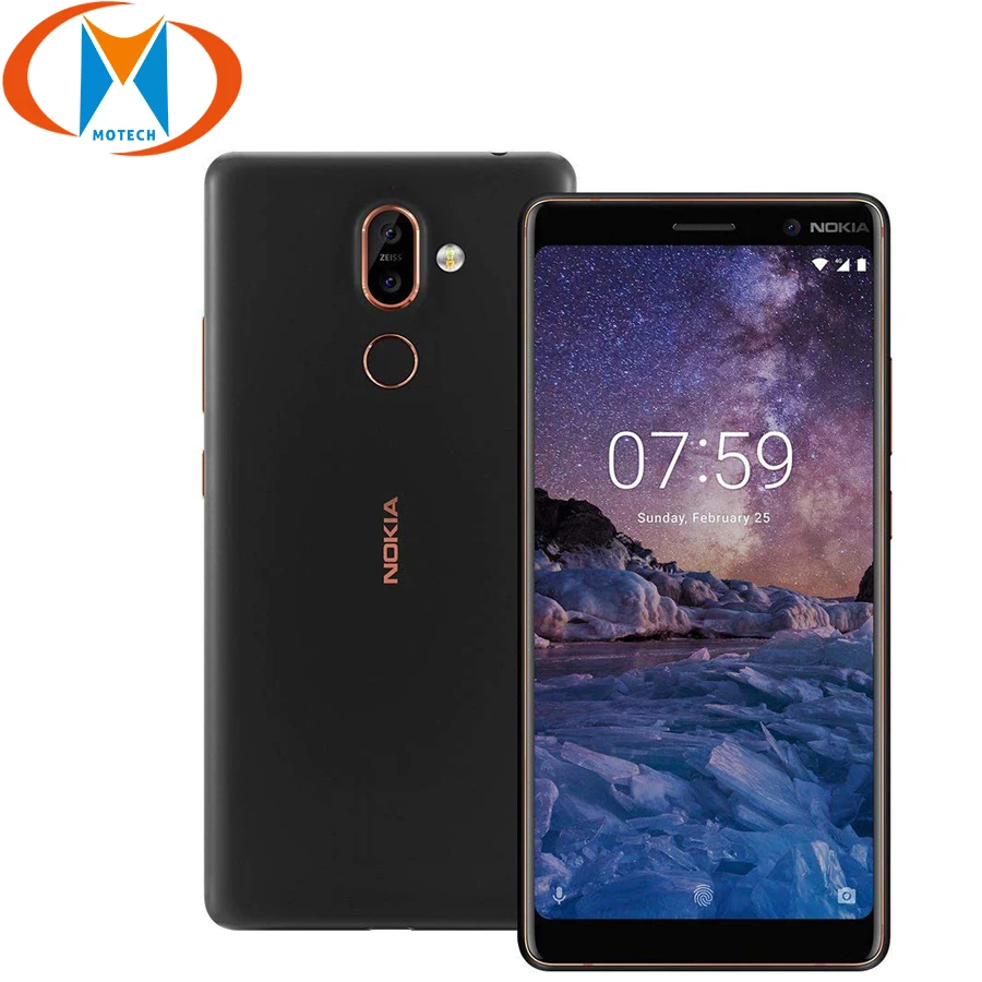 Международная версия Nokia 7 Plus 4G Android Мобильный телефон 6 &quotSnapdragon 660 Восьмиядерный 4