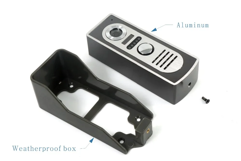 One to Five 7 Inch  Monitor Water-Proof IP66 Wired  Video Door phone