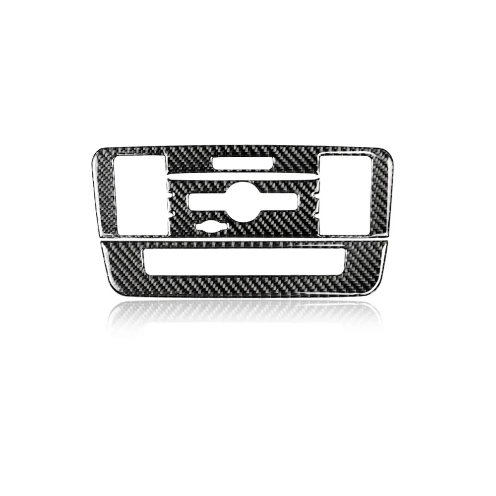 Углеродное волокно TPIC CD панель управления кондиционер автомобиля наклейка