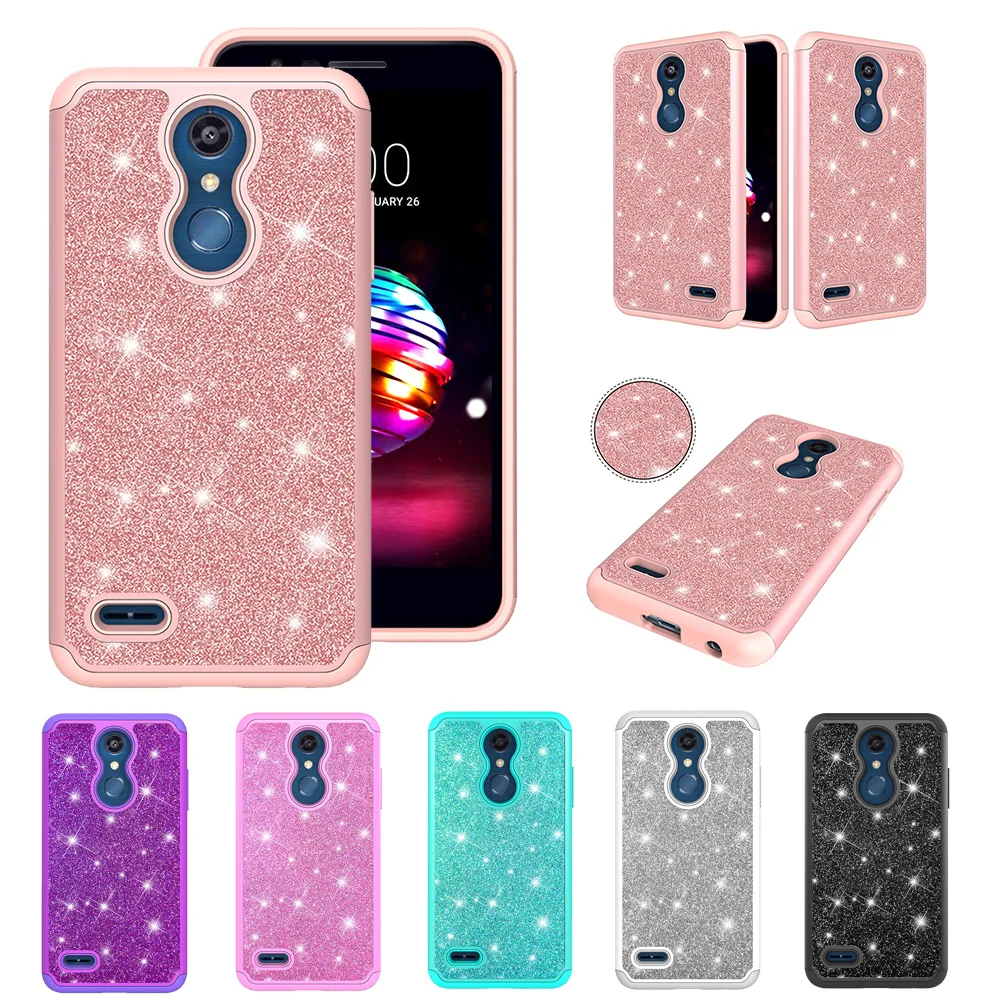 Модный Блестящий чехол с блестками для телефона LG K10 2018 / K30 Premier Pro LTE Alpha/Phoenix