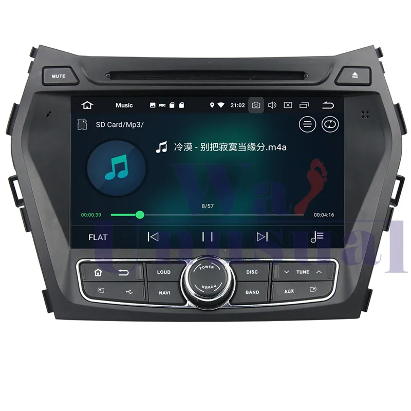 Wanuary Octa Core Android 9 0 автомобильный DVD Autovideo плеер для Hyundai IX45/Santa Fe 2013-2014 GPS навигация 2 Din