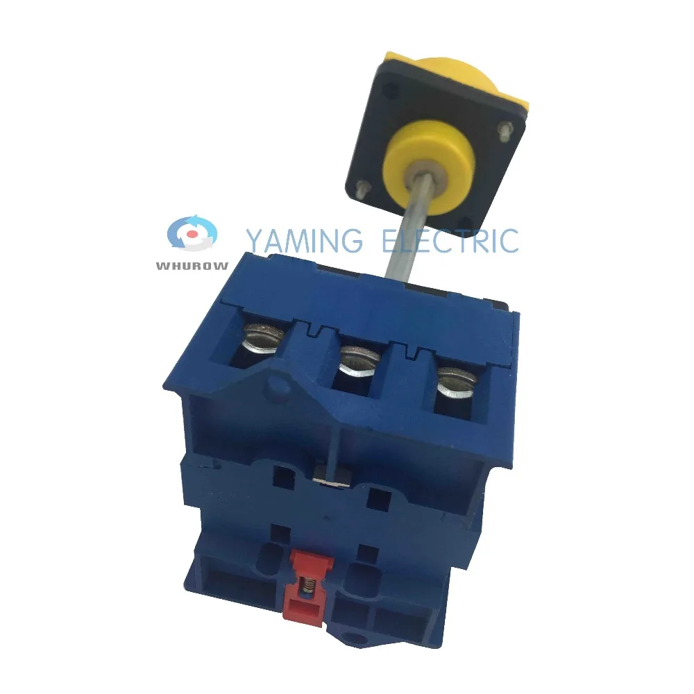 Выключатель-изолятор с панелью навесного замка 100 А 3 фазы 2 положения |