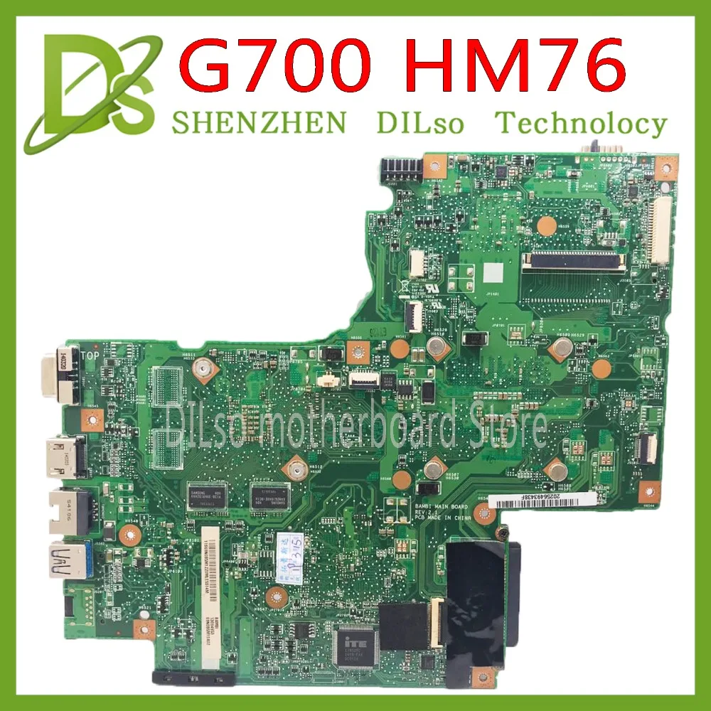 KEFU G700 для lenovo G700 материнская плата для ноутбука Бэмби материнская плата с gt720 GPU HM76 11SN0B5M11 11S90003042 оригинальная материнская плата