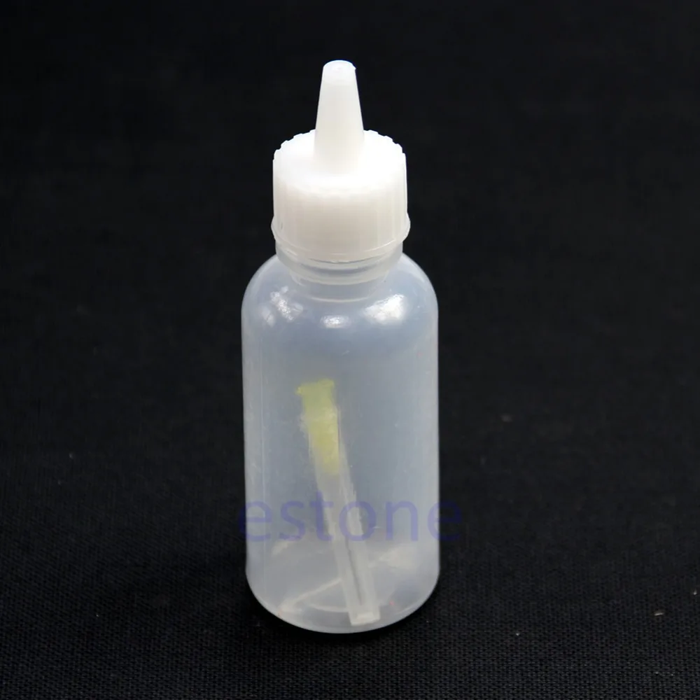 YAS Une bouteille de liquide clair flux colophane 50 мл coller avec une aiguille 10 шт. Pro | Красота и здоровье