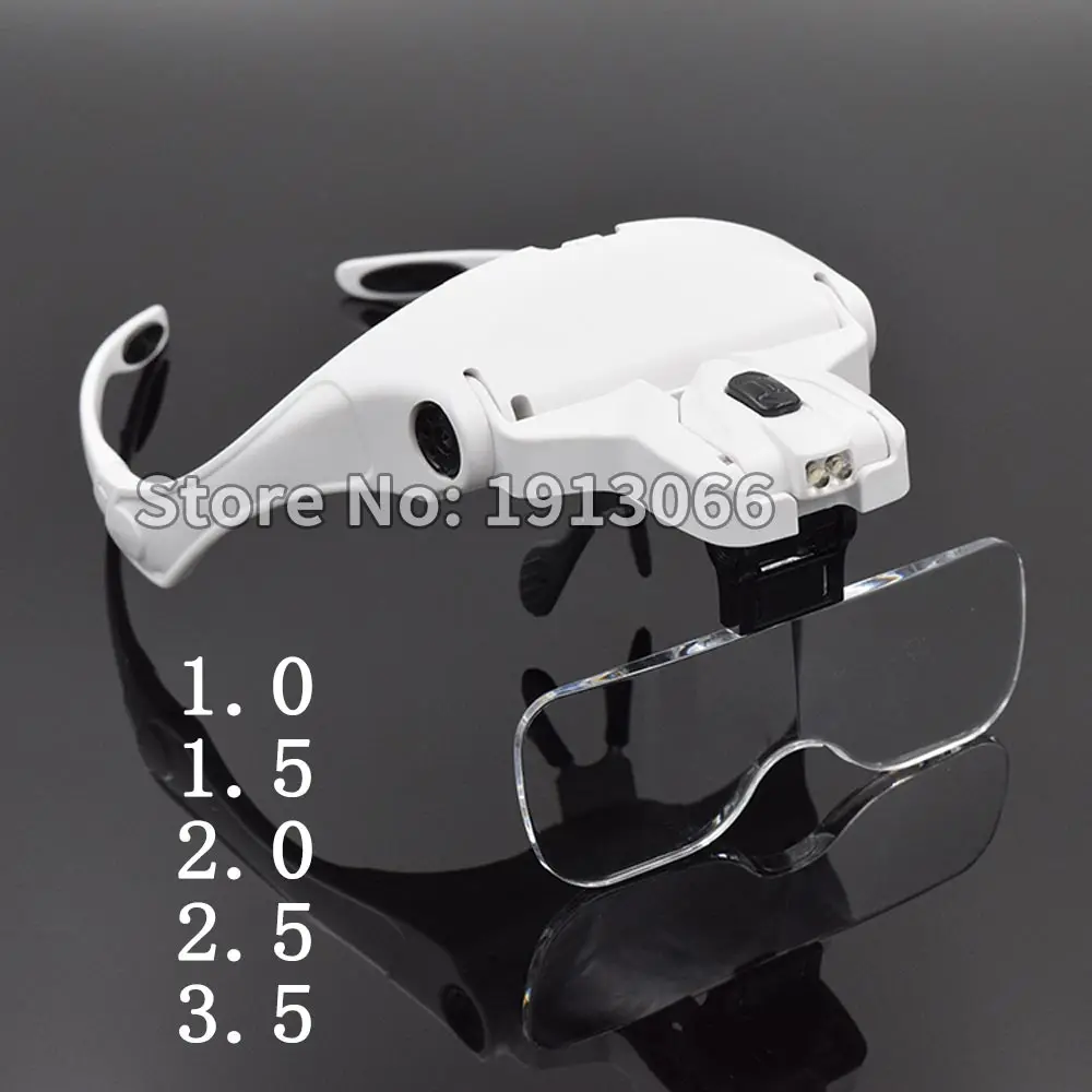 Увеличительное стекло для шлема лупа светодиодный светильник кой