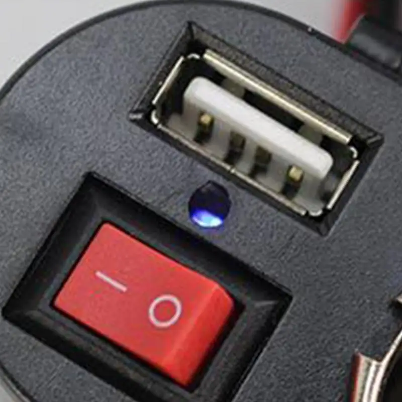 Новинка 2 в 1 Автомобильное зарядное устройство авто мотоцикл USB адаптер зарядное устройство 12/24 в прикуриватель мотоцикл зарядное устройство для мобильного gps