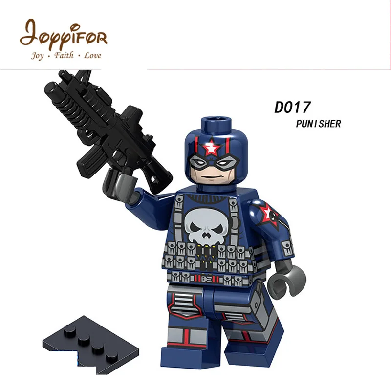 Joyifor hero совместимый пистолет Бэтмен Каратель Tony черный серийный босс