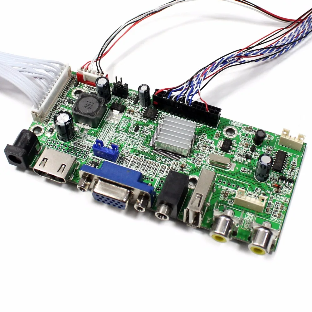 HD MI + VGA 2AV USB аудио ЖК дисплей плата контроллера с 7 дюймов 1280x800 N070ICG LD1 IPS Экран|usb