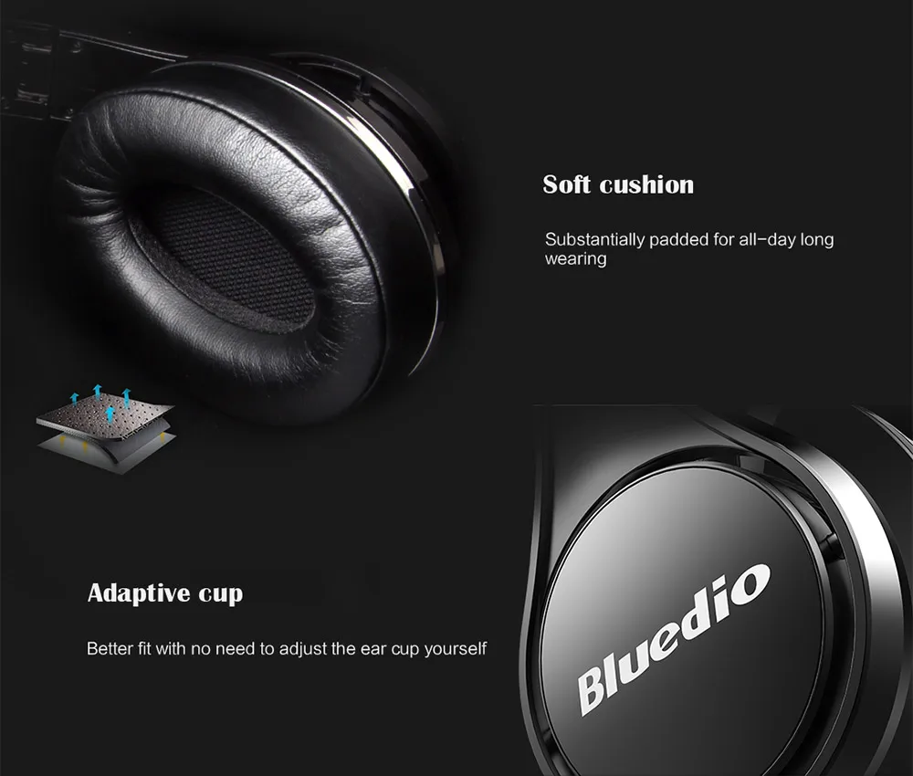 Bluedio UFO гарнитура беспроводная Bluetooth 4,1 наушники Hifi качество звука 3D объемный звук спортивные стерео-наушники