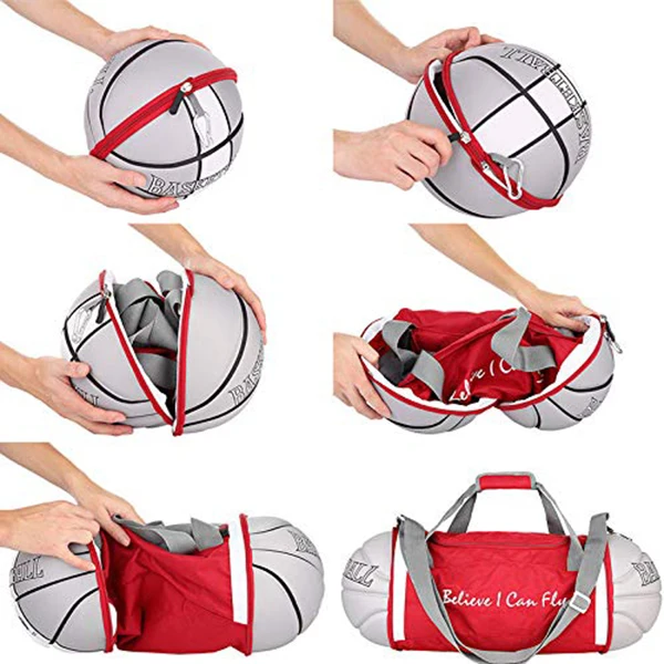 WOSAWE спортивная сумка в форме футбольного мяча для спортзала путешествий отдыха
