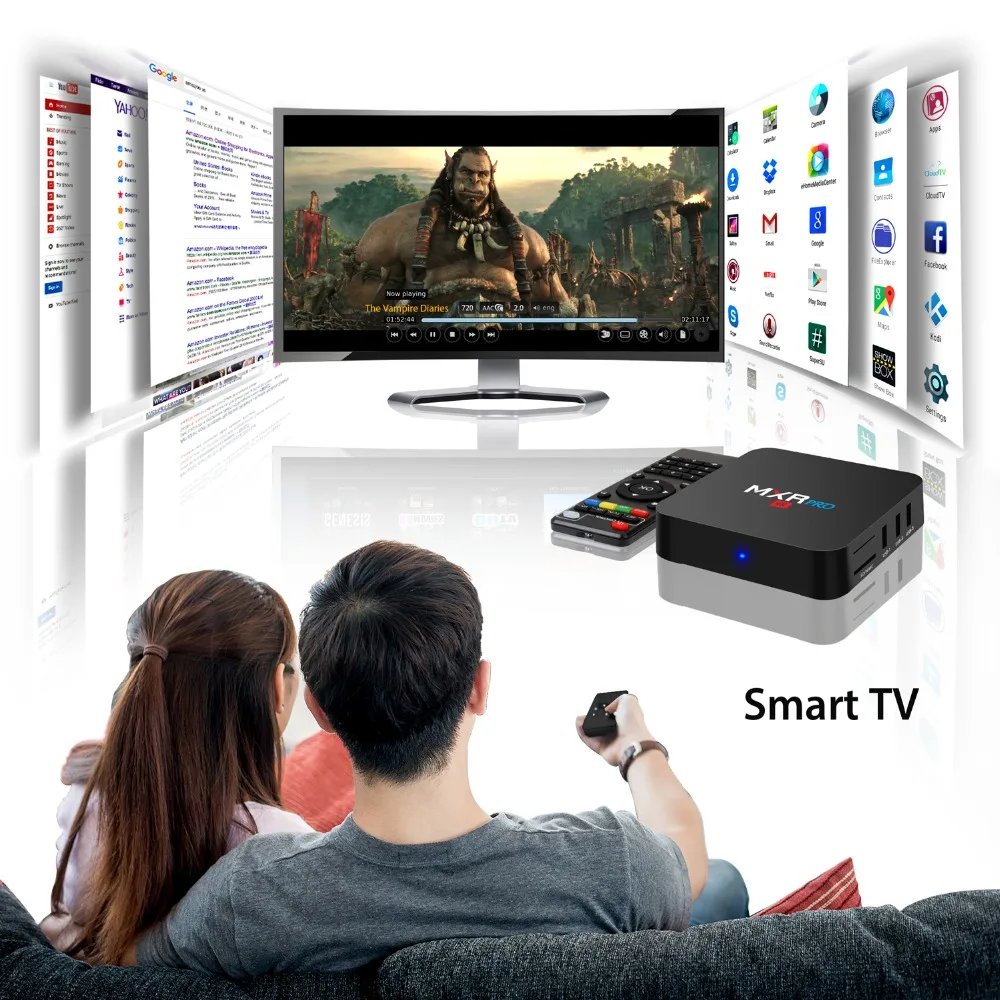 ТВ приставка MXR PRO RK3328 Rockchip Android 8 1 4 ГБ 32 2 4G/5 0G WIFI 100M Bluetooth|tv box|tv box 4gbtv 4gb 32gb |